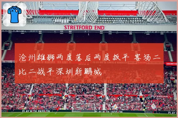 沧州雄狮两度落后两度扳平 客场二比二战平深圳新鹏城