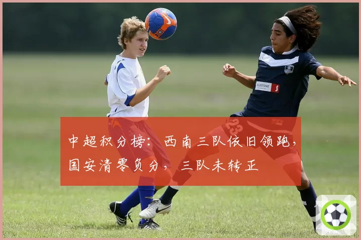 中超积分榜：西南三队依旧领跑，国安清零负分，三队未转正