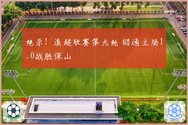 绝杀！滇超联赛第九轮 昭通主场1_0战胜保山